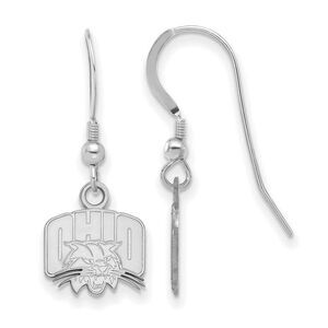 Sterling Silver Ohio University XS (Tiny) Dangle Wire Earrings